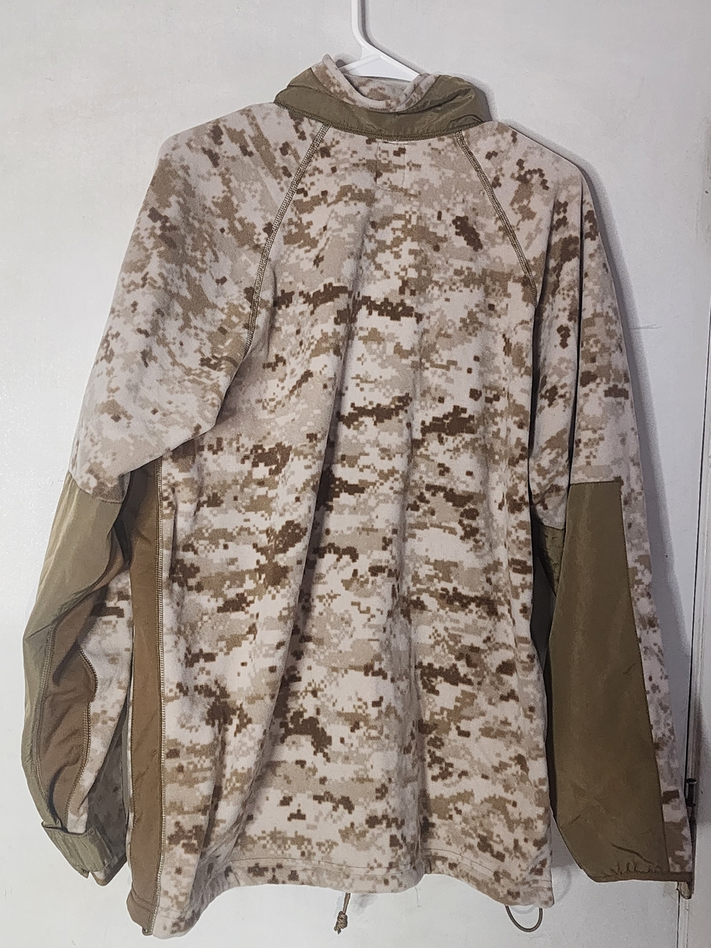 Men's Desert Camo Full-Zip Fleece Jacket - Sand Camo - Picture 6 of 7